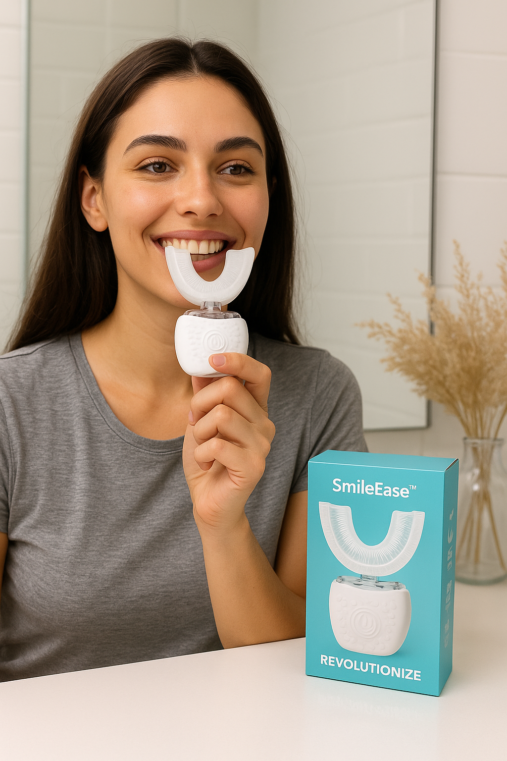SmileEase™ – 360° Electric Toothbrush (A Brighter Smile in 30s)
