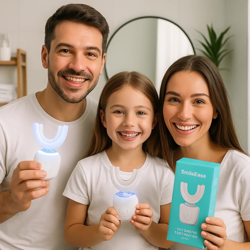 SmileEase™ – 360° Electric Toothbrush (A Brighter Smile in 30s)