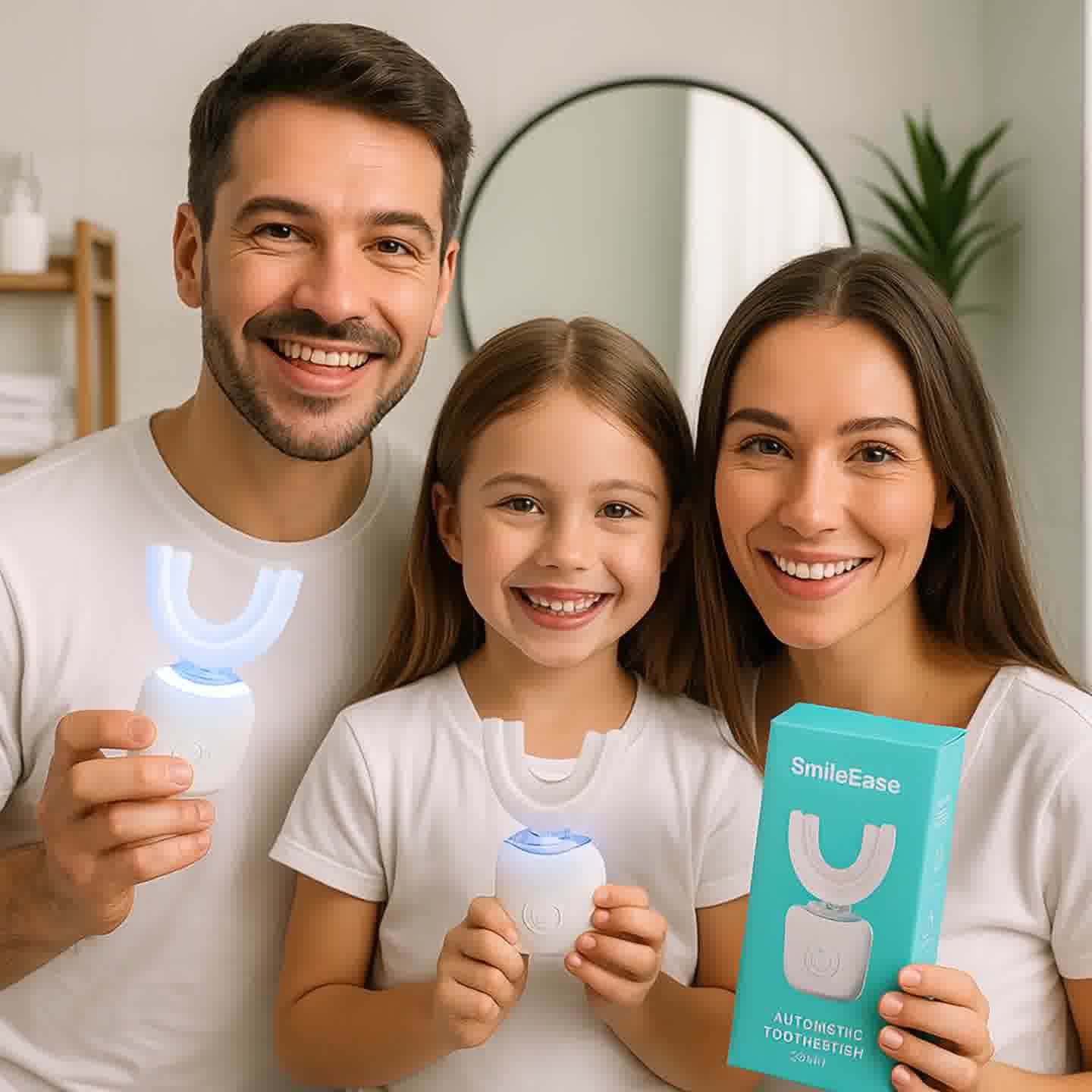 SmileEase™ – 360° Electric Toothbrush (A Brighter Smile in 30s)